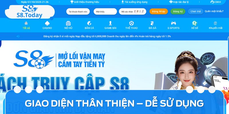Hướng Dẫn Đăng Ký S8 Nhanh Nhất – Nhận Quà Tặng Hấp Dẫn 2 Giao diện ấn tượng, thân thiện với mọi người