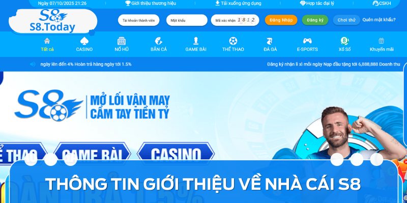 Hướng Dẫn Đăng Ký S8 Nhanh Nhất – Nhận Quà Tặng Hấp Dẫn 1 Nhà cái nổi bật là thương hiệu được thị trường châu Á yêu thích